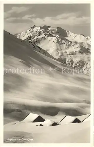 Oberalpsee Skifelder beim Oberalpsee Kat. Andermatt