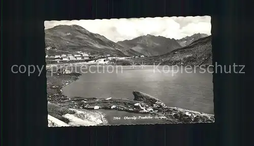 Oberalpsee Gasthaus Passhoehe Hospiz Kat. Andermatt