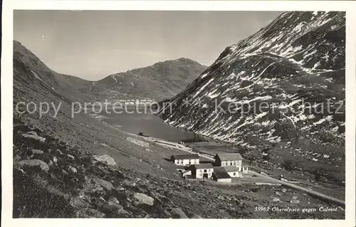 Oberalpsee mit Calmot Kat. Andermatt