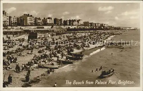 Brighton Hove Beach from Palace Pier / Brighton and Hove /Brighton and Hove
