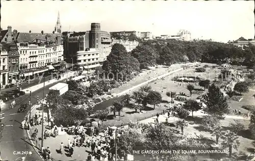 Bournemouth UK Gardens from the Square Kat. Bournemouth