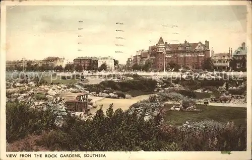 Southsea View from the Rock Gardens / Portsmouth /Hampshire