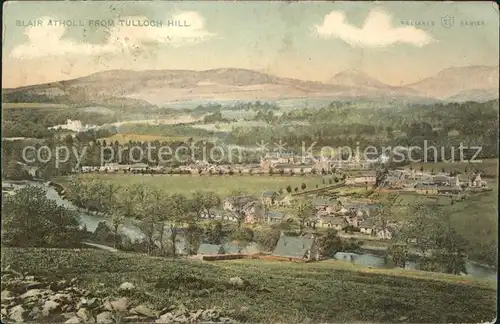 Blair Atholl Panorama view from Tulloch Hill Kat. Perth & Kinross