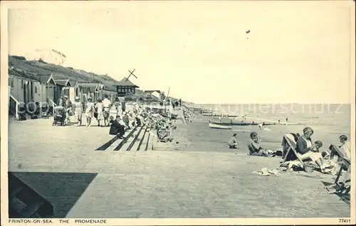 Frinton on Sea Promenade Beach Kat. Tendring