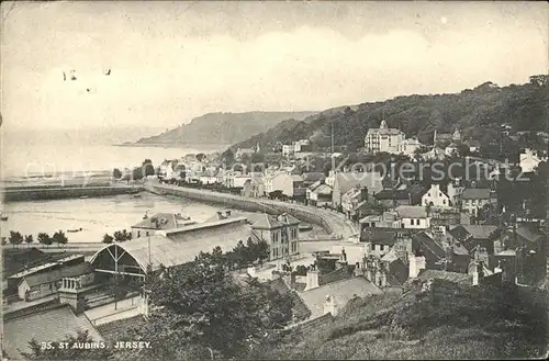 St Aubin Jersey General view Harbour