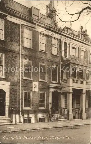 Chelsea London Carlyle s House from Cheyne Row