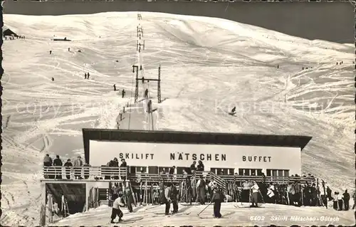 Guetsch Rickenbach SZ Skilift Naetschen Buffet Kat. Rickenbach SZ