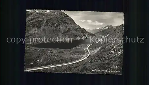 Oberalpsee mit Furkabahn Kat. Andermatt