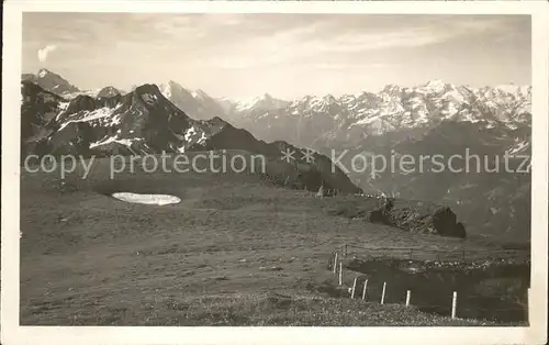 Frohnalpstock SZ mit Bristenstock und Urneralpen Kat. Brunnen