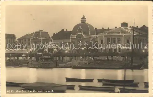 Geneve GE Le Kursaal la nuit Kat. Geneve