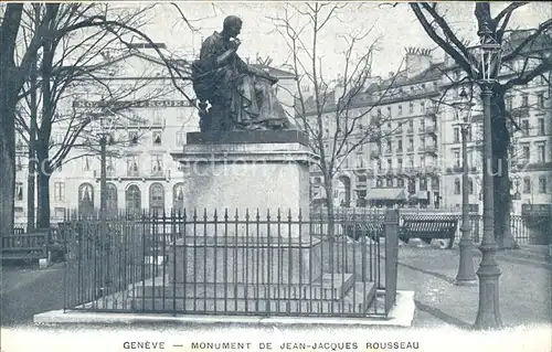 Geneve GE Monument de JJ Rousseau Kat. Geneve