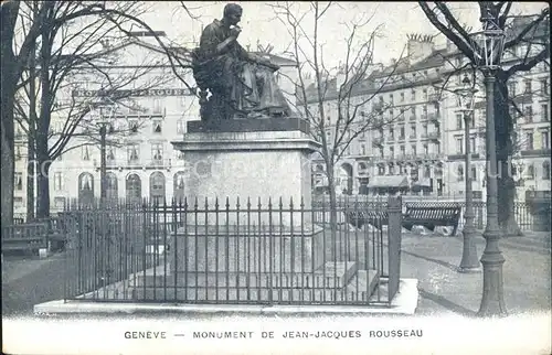 Geneve GE Monument de JJ Rousseau Kat. Geneve