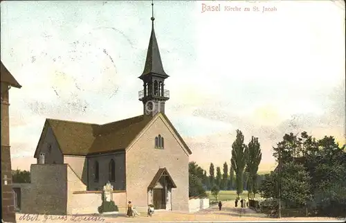 Basel BS Kirche zu St. Jacob Kat. Basel