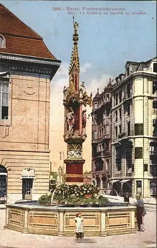 Basel BS Fischmarktbrunnen Kat. Basel