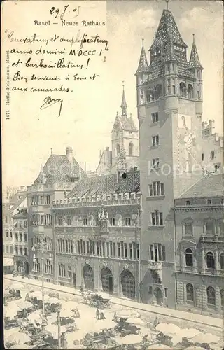 Basel BS Rathaus Marktplatz Kat. Basel