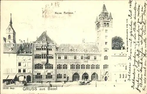 Basel BS Rathaus Kat. Basel