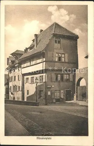 Basel BS Muensterplatz Sigristhaus Kat. Basel