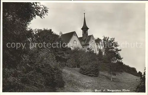 Basel BS St. Margarethen Kirche Kat. Basel