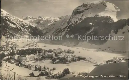 Engelberg OW mit Spannoerter und Titlis Kat. Engelberg