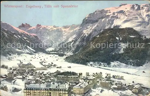 Engelberg OW Titlis Spannoerter Kat. Engelberg