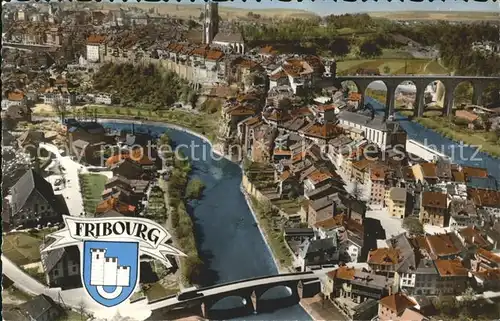 Fribourg FR Vue generale Kat. Fribourg FR