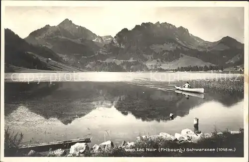 Lac Noir FR Panorama Kat. Fribourg FR