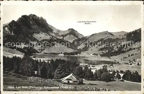 Lac Noir FR et Col de la Chesalette Kat. Fribourg FR