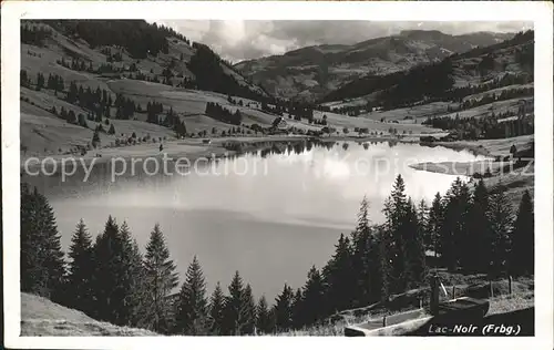 Lac Noir FR Panorama Kat. Fribourg FR