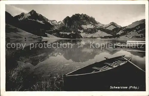 Lac Noir Schwarzsee FR Panorama