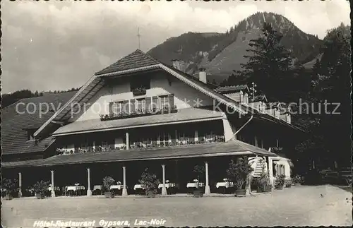 Lac Noir Schwarzsee FR Hotel Restaurant Gypsera