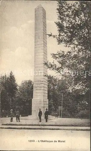 Morat Murten Obelisque Kat. Murten