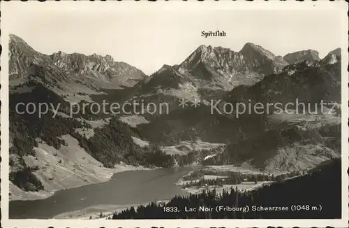 Lac Noir Schwarzsee FR mit Spitzfluh