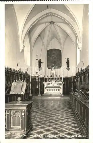 La Valsainte Chartreuse Interier de l Eglise Kat. Cerniat