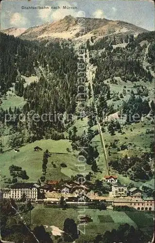 Muerren BE Drahtseilbahn Kat. Muerren