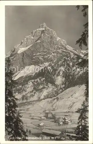 Kandersteg BE mit Birrenstock Kat. Kandersteg