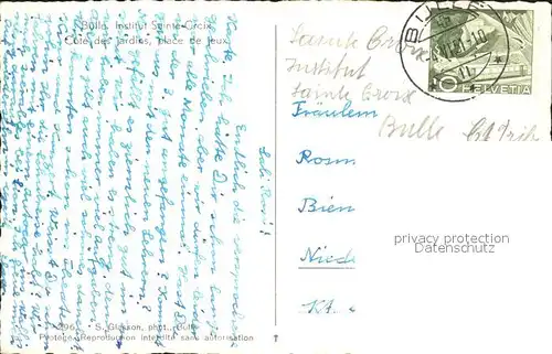 Bulle FR Cote des Jardins Place de Jeux Kat. Bulle