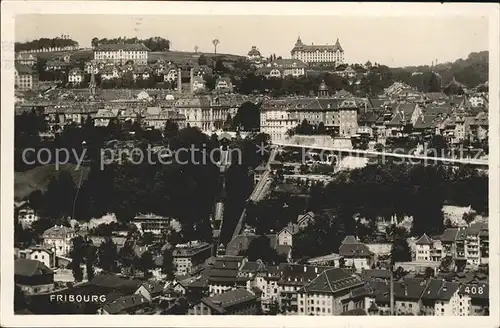 Fribourg FR Vue generale Kat. Fribourg FR