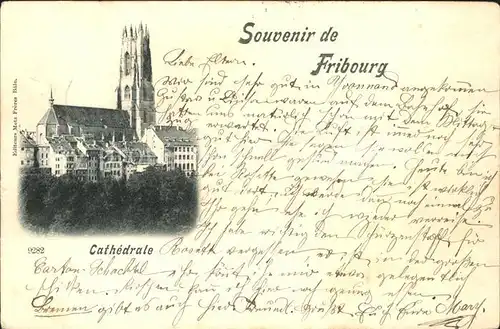 Fribourg FR Cathedrale Kat. Fribourg FR
