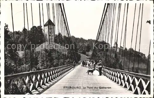 Fribourg FR Le Pont du Gotteron Kat. Fribourg FR