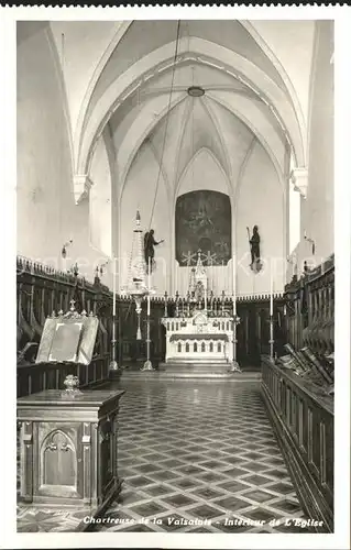 La Valsainte Chartreuse Interieur de l Eglise Kat. Cerniat