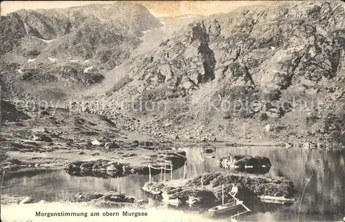 Murgsee Boote / Murgseefurggel /Rg. Muehlehorn