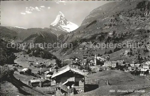 Zermatt VS Panoramakarte Kat. Zermatt