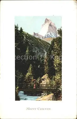 Mont Cervin Bruecke  Kat. Matterhorn