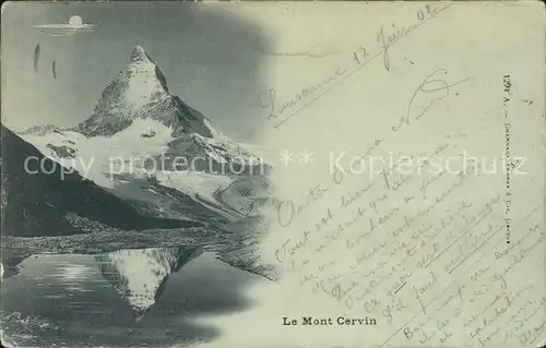 Mont Cervin Matterhorn Kat. Matterhorn