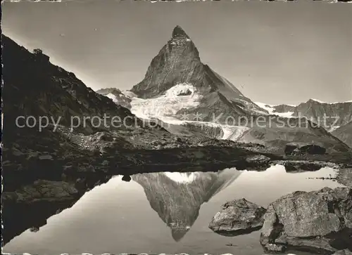 Zermatt VS Riffelsee Matterhorn Kat. Zermatt