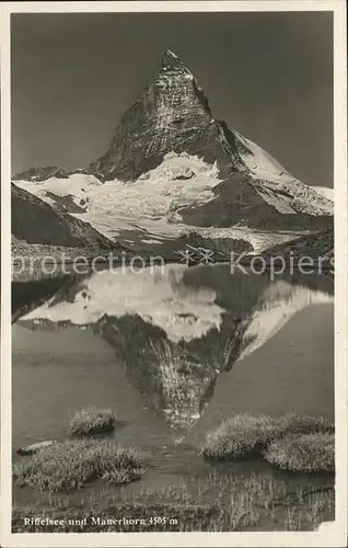 Matterhorn VS Riffelsee  Kat. Matterhorn
