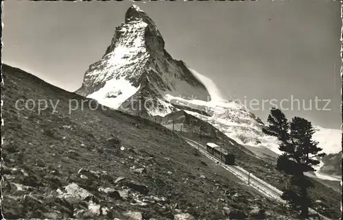 Zermatt VS Gornergrat Bahn Riffelalp Matterhorn Kat. Zermatt