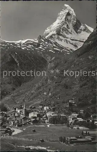 Zermatt VS Matterhorn Mont Cervin  Kat. Zermatt