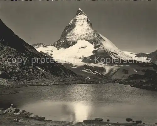 Zermatt VS Riffelsee Matterhorn Kat. Zermatt