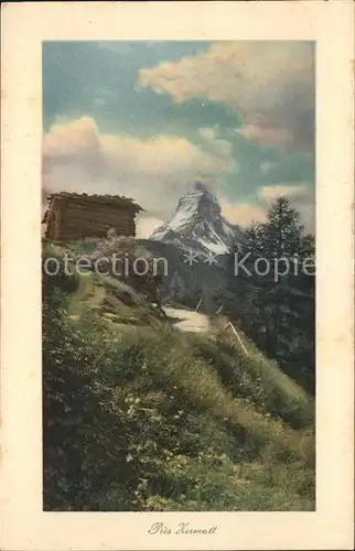 Zermatt VS Matterhorn Huette Kat. Zermatt